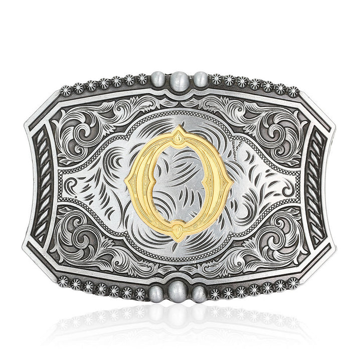 Ceinture en cuir carrée vintage avec initiale et boucle à faire soi-même - O - Sans ceinture - image 18