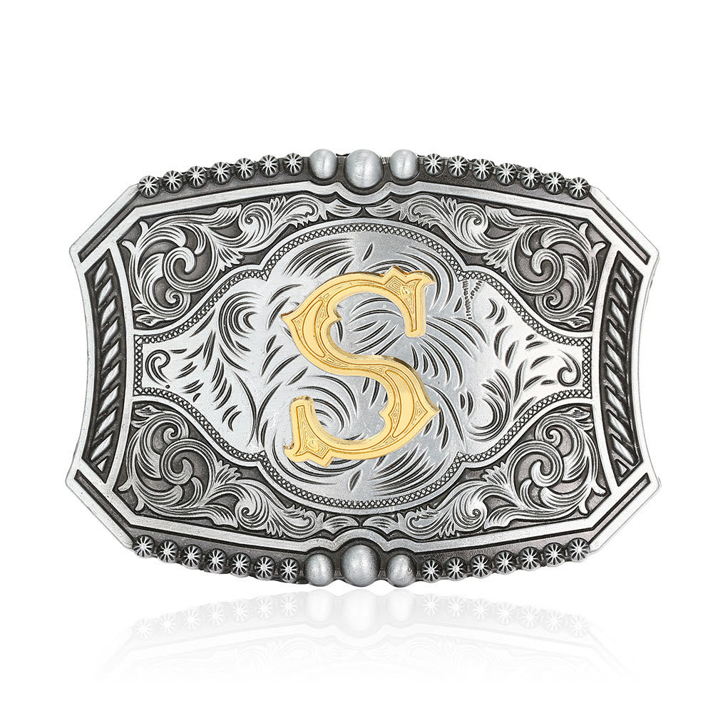 Ceinture en cuir carrée vintage avec initiale et boucle à faire soi-même - S - Sans ceinture - image 22