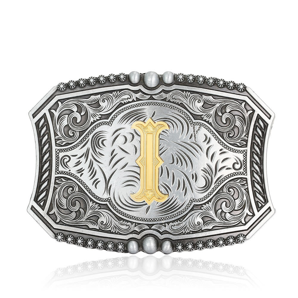 Ceinture en cuir carrée vintage avec initiale et boucle à faire soi-même - je - Sans ceinture - image 12