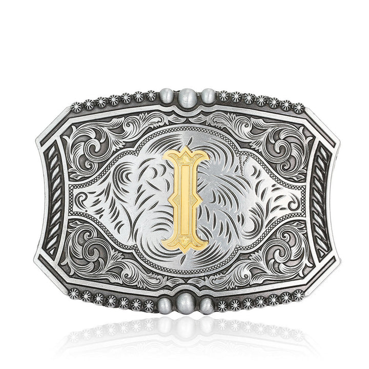 Ceinture en cuir carrée vintage avec initiale et boucle à faire soi-même - je - Sans ceinture - image 12