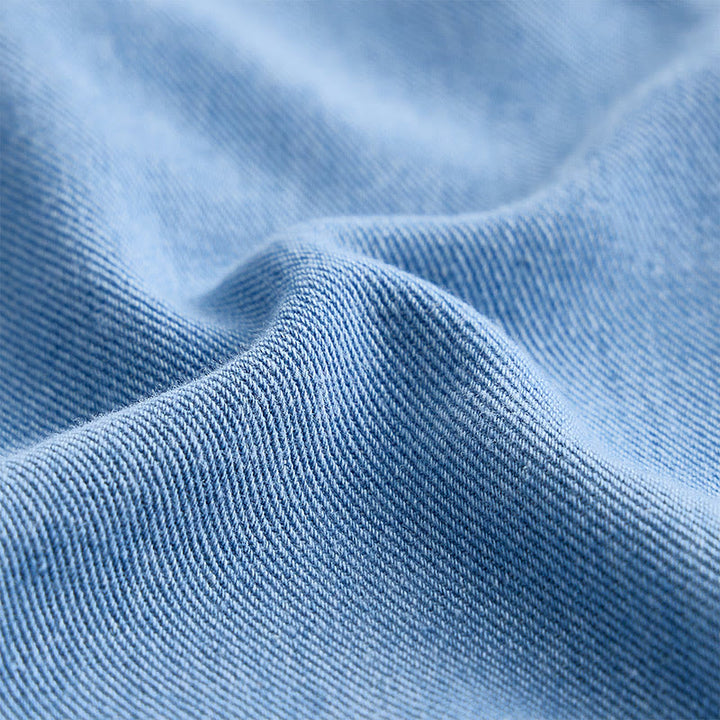 Chemise en jean à manches longues pour homme, coupe ample et décontractée - image 6