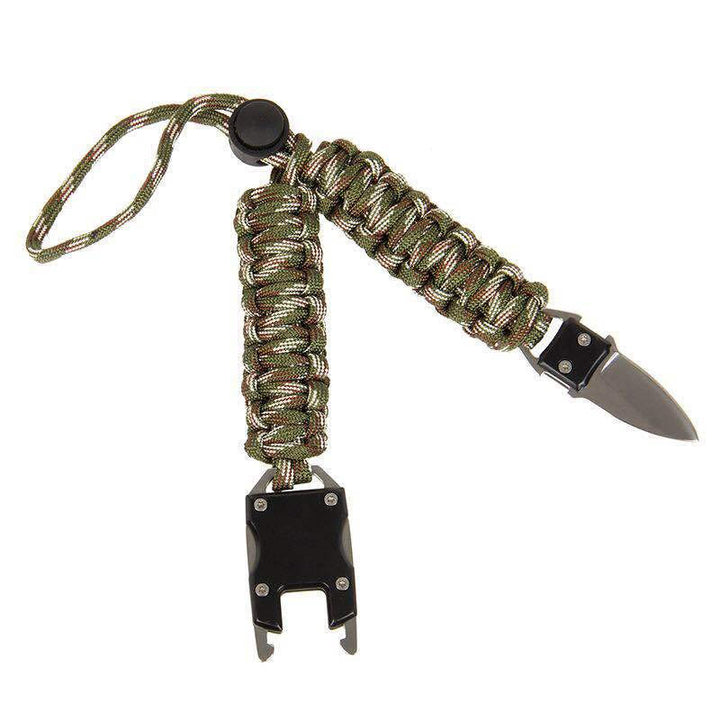Bracelet de survie multifonctionnel en paracorde avec couteau dissimulé - image 10