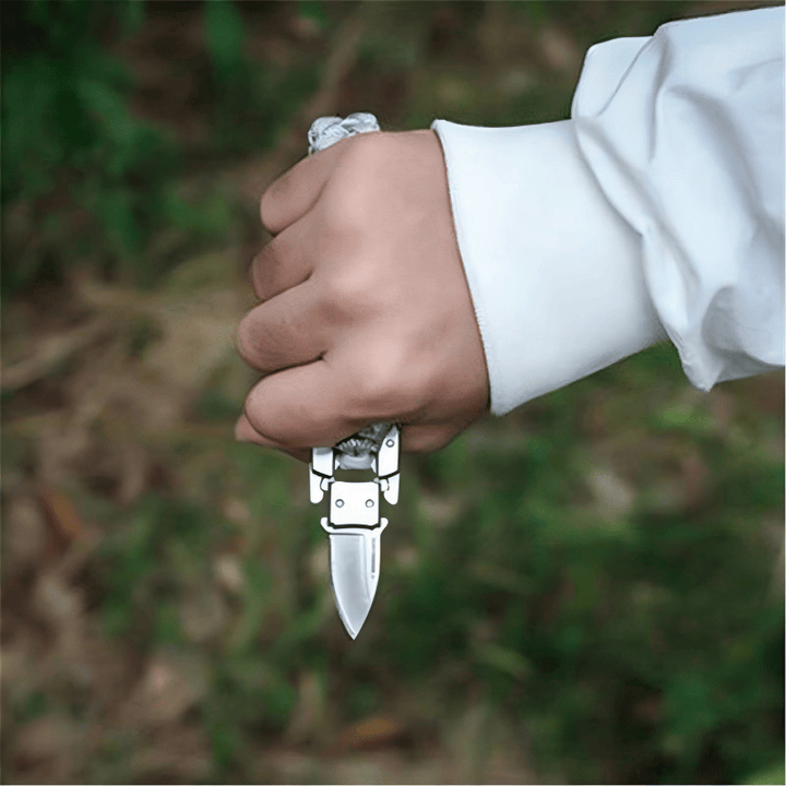 Bracelet de survie en paracorde avec couteau caché et dispositif de secours d'urgence - image 11