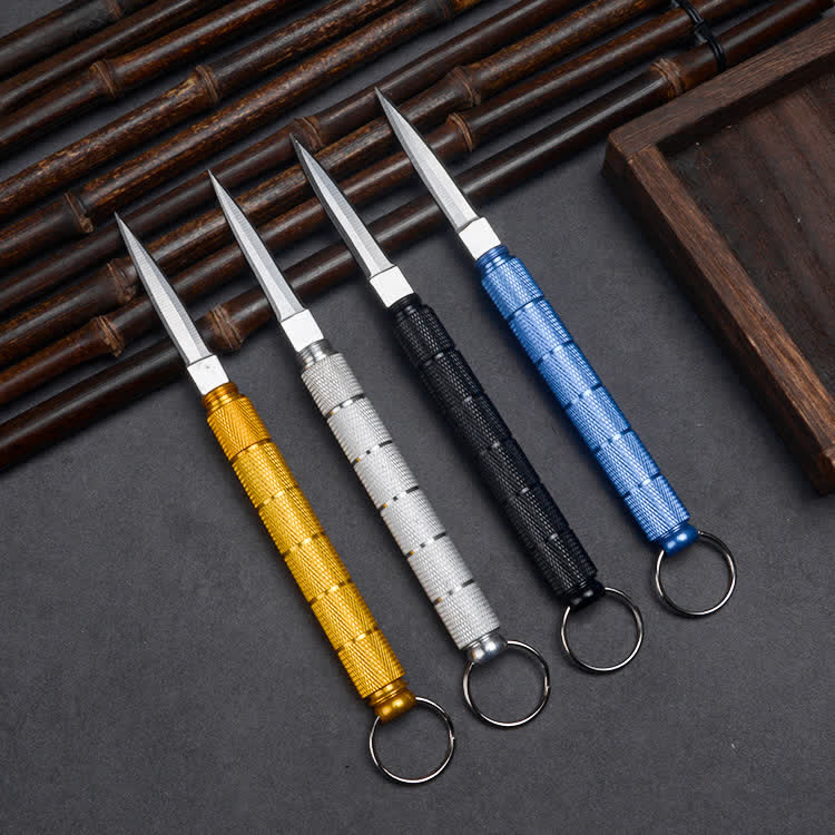 Couteau de poche tactique EDC avec lame dissimulée et brise-vitre - image 6