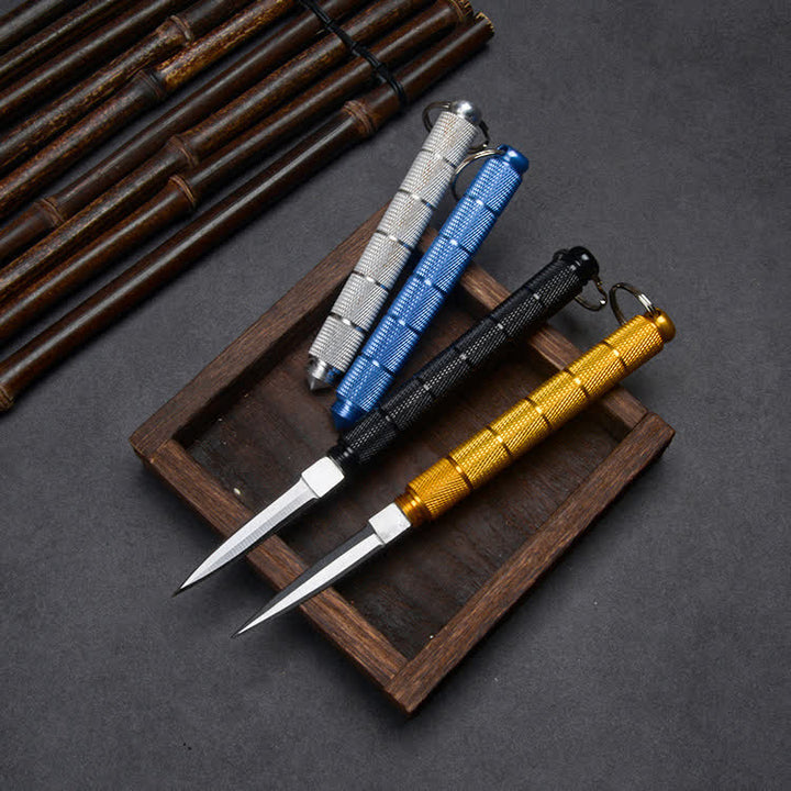 Couteau de poche tactique EDC avec lame dissimulée et brise-vitre - image 0