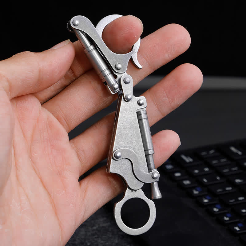 Couteau EDC ultra-portable à lame amovible avec porte-clés - image 3