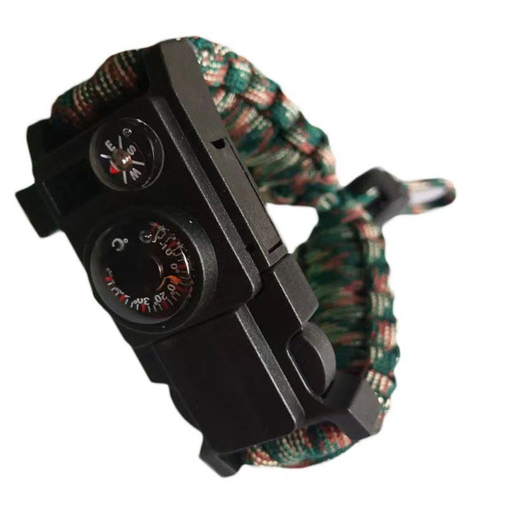 Bracelet de survie multi-outils pour le camping en plein air en paracorde - Camouflage de montagne ajustable - image 23