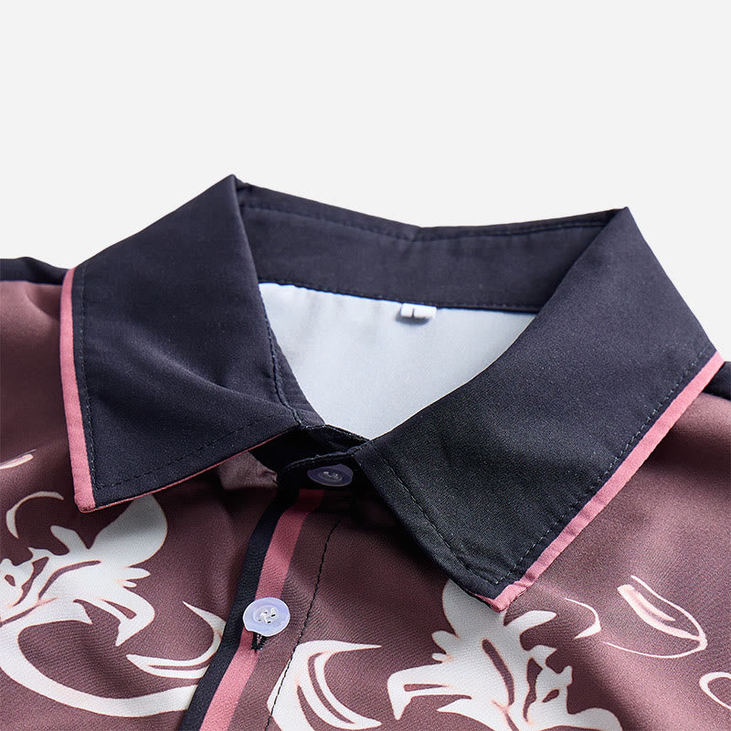 Chemise à manches courtes imprimée style western pour homme - image 16