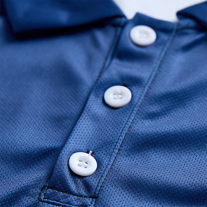 Polo décontracté à rayures vintage pour homme - image 7