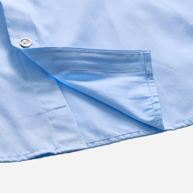 Chemise habillée formelle pour homme avec accent baroque doré - image 9