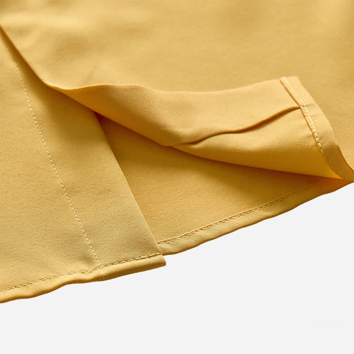 Chemise habillée raffinée pour homme, à carreaux vichy et col double contrasté. - image 9