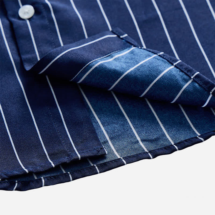 Chemise habillée pour homme à rayures verticales intemporelles - image 6