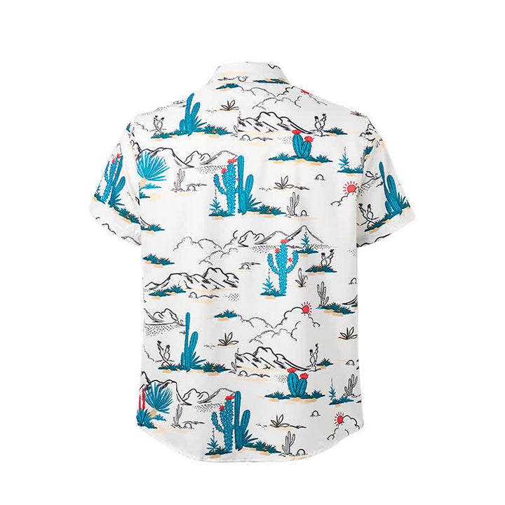 Chemise homme à imprimé paysage désertique du Sud-Ouest, style cowboy - image 9