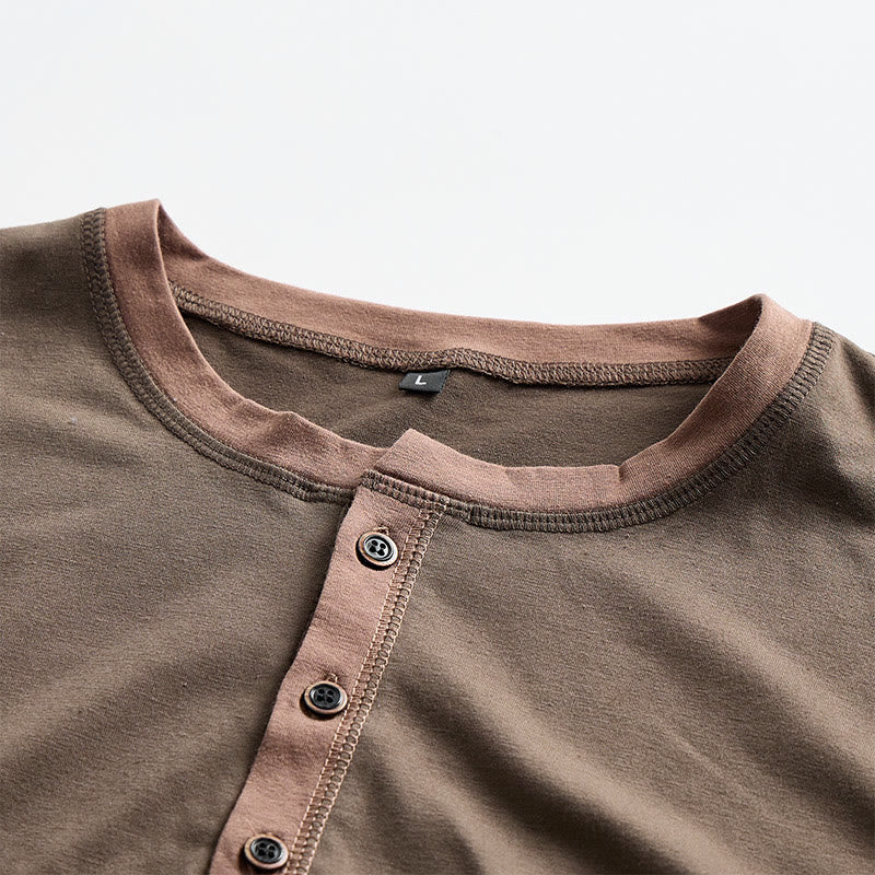 Polo homme à col rond et manches courtes avec surpiqûres contrastées - image 8