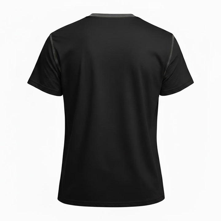 Polo homme à col rond et manches courtes avec surpiqûres contrastées - image 28