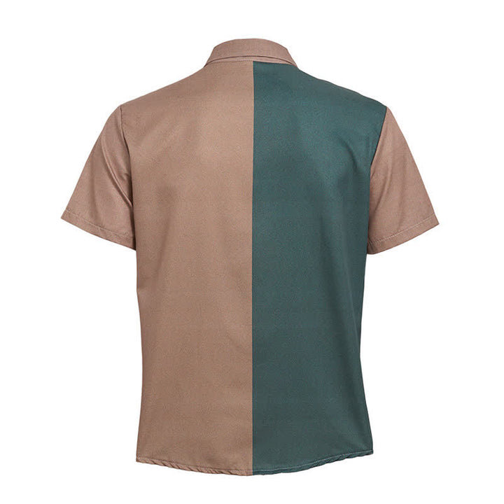 Chemise western bicolore à imprimé tribal aztèque pour homme - image 10