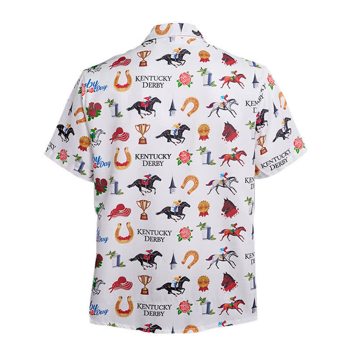 Chemise imprimée à motifs western « Run For The Roses » pour homme - image 10