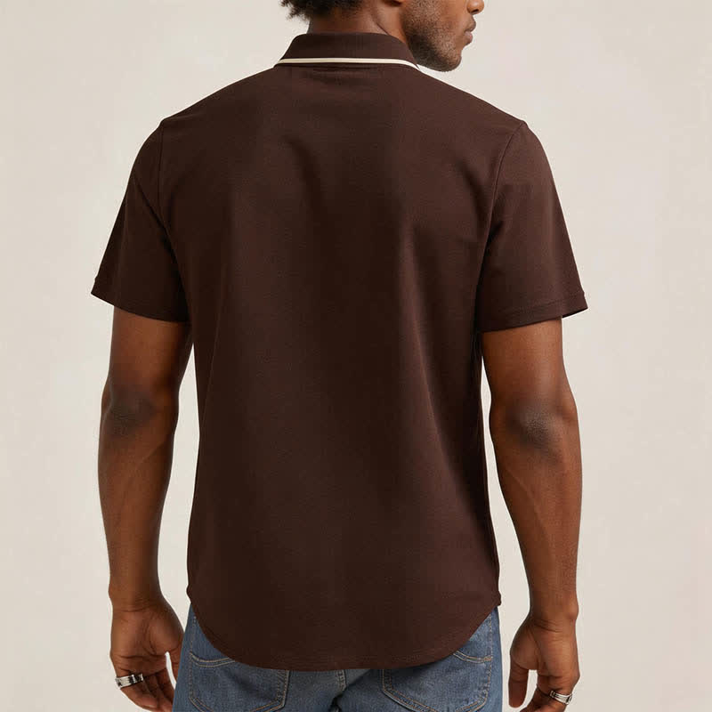 Chemise vintage homme à imprimé lune et ciel nocturne de cowboy - image 1