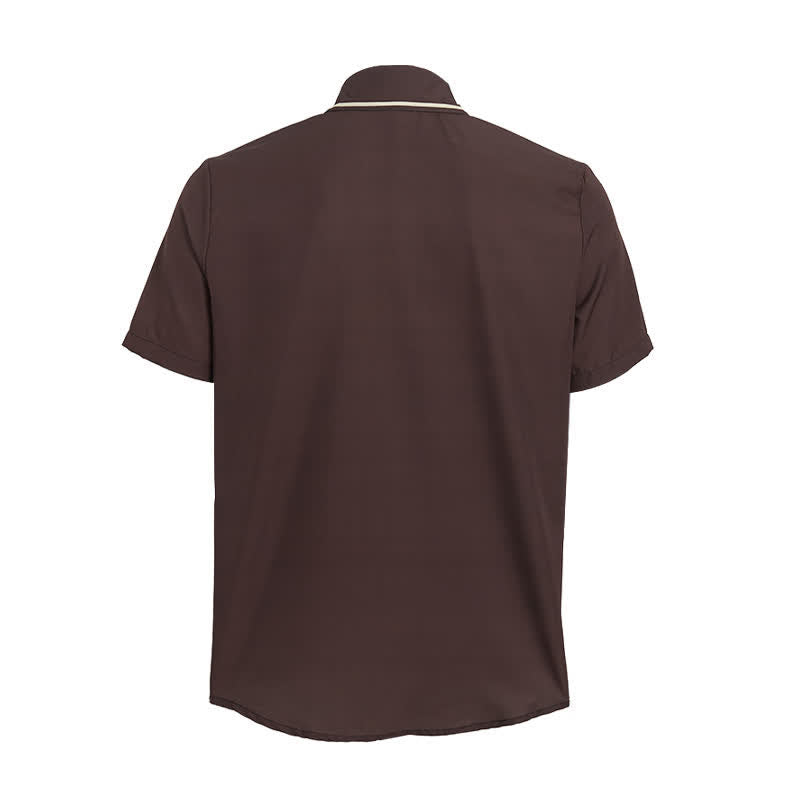 Chemise vintage homme à imprimé lune et ciel nocturne de cowboy - image 10