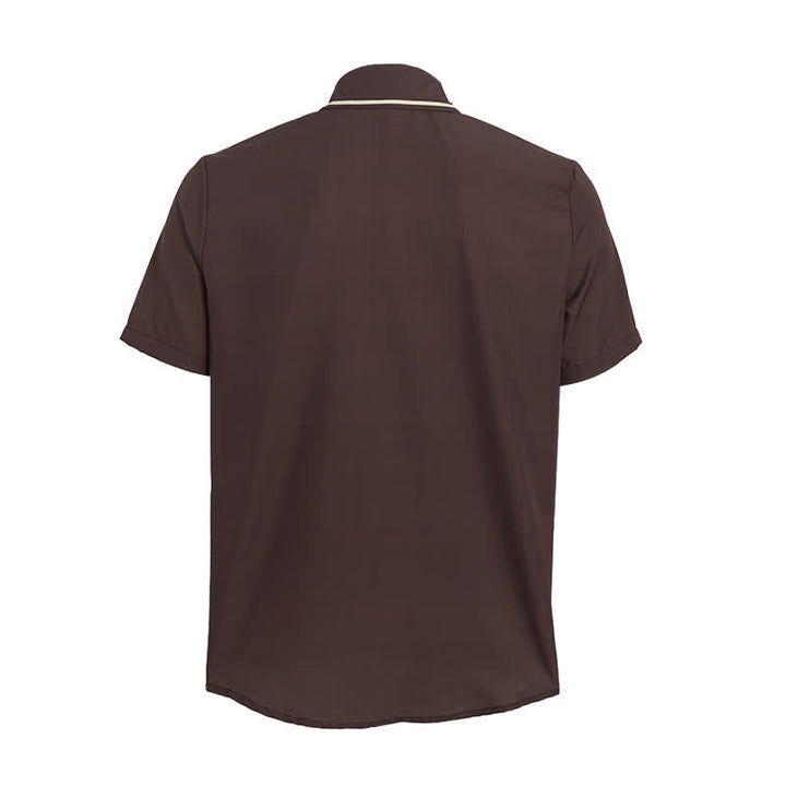 Chemise vintage homme à imprimé lune et ciel nocturne de cowboy - image 10