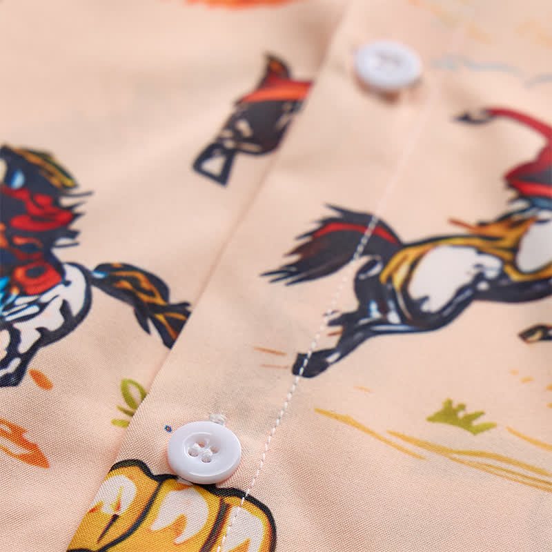 Chemise homme polyvalente à imprimé intégral désertique et Far West - image 5
