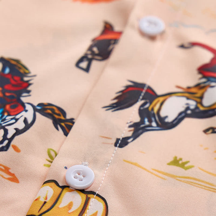 Chemise homme polyvalente à imprimé intégral désertique et Far West - image 5