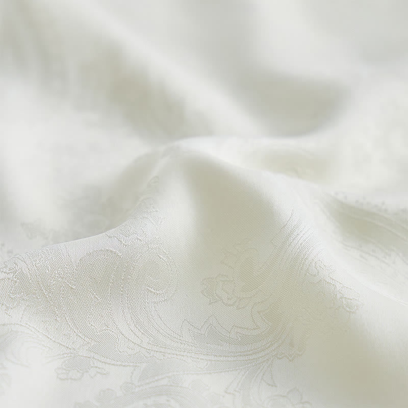 Chemise de mariage pour homme en satin jacquard à motif cachemire rétro britannique - image 21