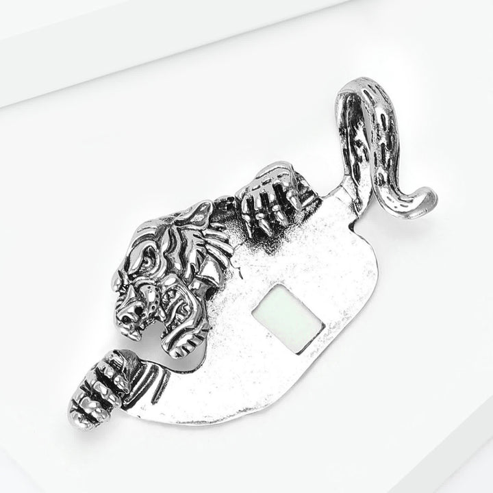 Porte-pochette de costume tigre féroce - image 4