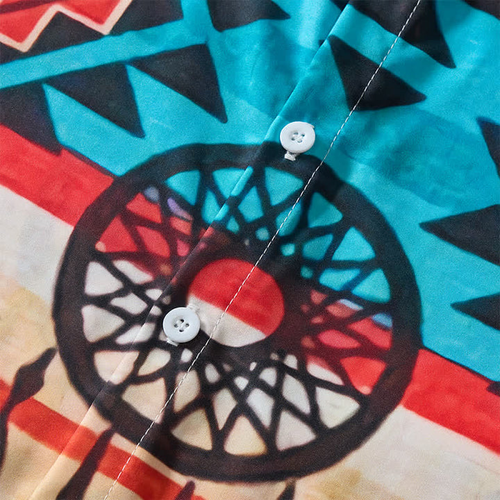 Chemise homme à motif aztèque attrape-rêves du sud-ouest - image 5