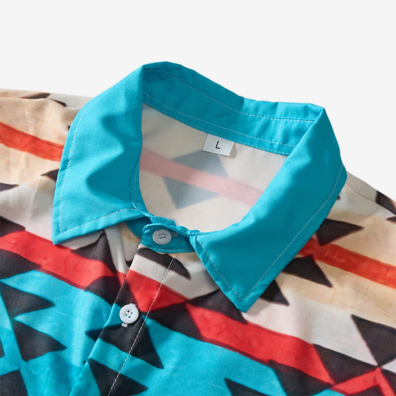 Chemise homme à motif aztèque attrape-rêves du sud-ouest - image 4