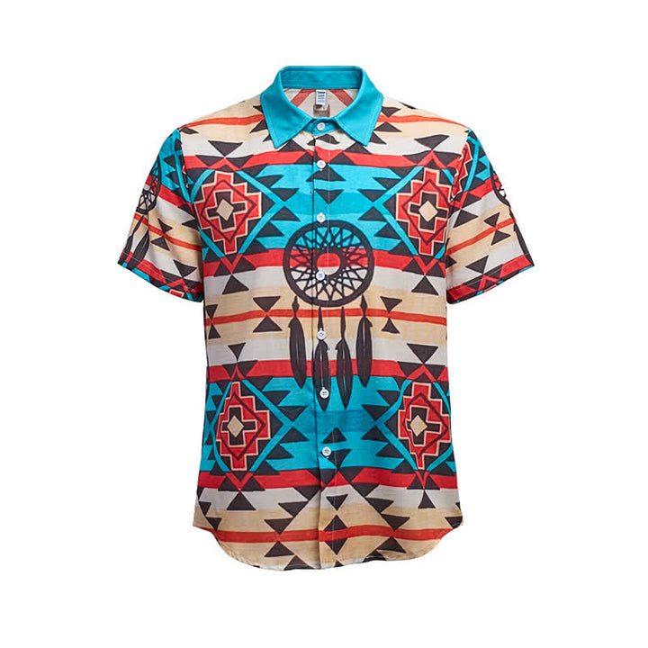 Chemise homme à motif aztèque attrape-rêves du sud-ouest - image 8