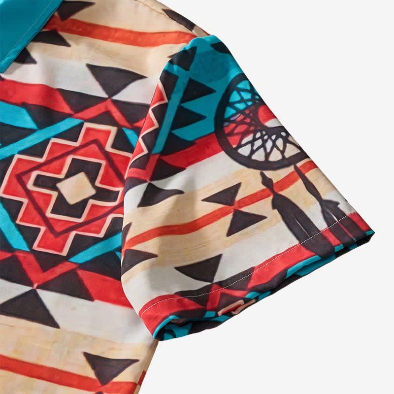 Chemise homme à motif aztèque attrape-rêves du sud-ouest - image 7
