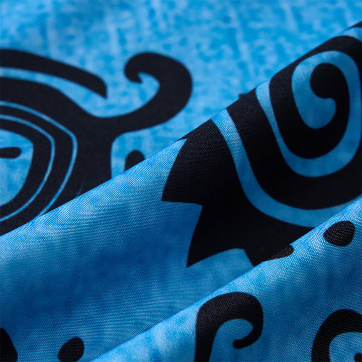 Chemise ethnique pour homme à imprimé inspiré de l'art rupestre du Sud-Ouest américain - image 6