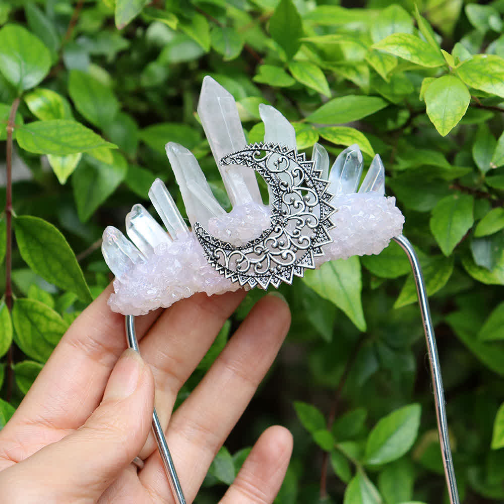 Broche de poche en cristal naturel Forêt Enchantée - Style n° 11 - image 11