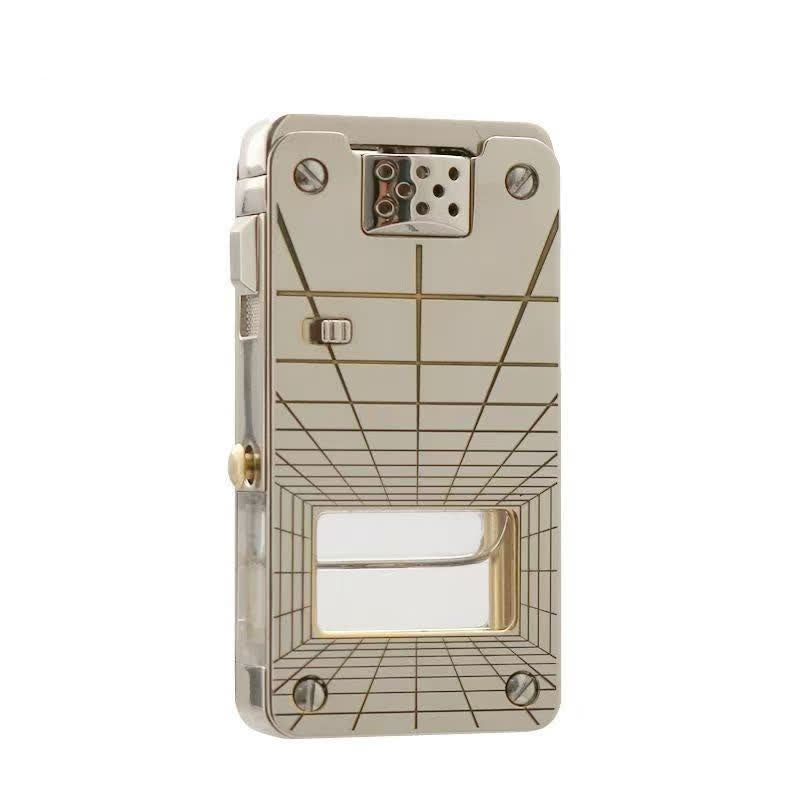 Allumage du réservoir de carburant visible, briquet à kérosène avec éjection par un seul bouton - image 5
