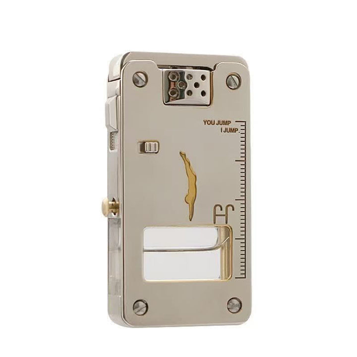 Allumage du réservoir de carburant visible, briquet à kérosène avec éjection par un seul bouton - Saut parfait - image 1