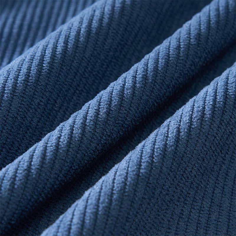 Chemise en velours côtelé à manches courtes pour homme, style décontracté, inspirée des années 90 - image 8