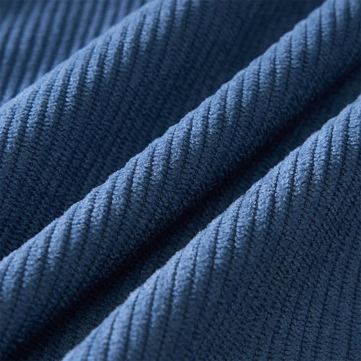 Chemise en velours côtelé à manches courtes pour homme, style décontracté, inspirée des années 90 - image 8