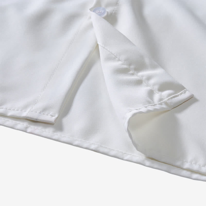 Chemise à manches courtes imprimée de coups de pinceau avec le drapeau américain vintage - image 7