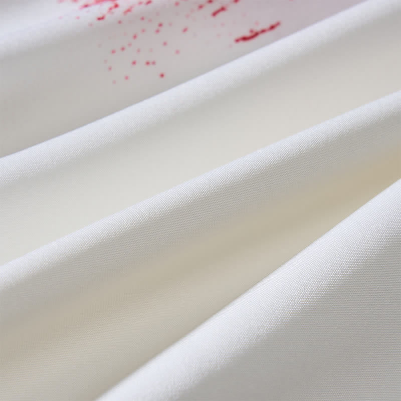 Chemise à manches courtes imprimée de coups de pinceau avec le drapeau américain vintage - image 6