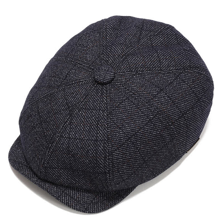 Casquette plaque classique de vendeur de journaux avec béret à cache-oreilles
