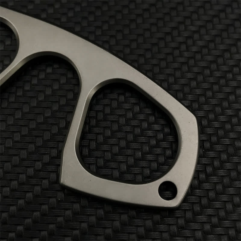 Couteau EDC ultra-léger à design squelette avec étui - image 7
