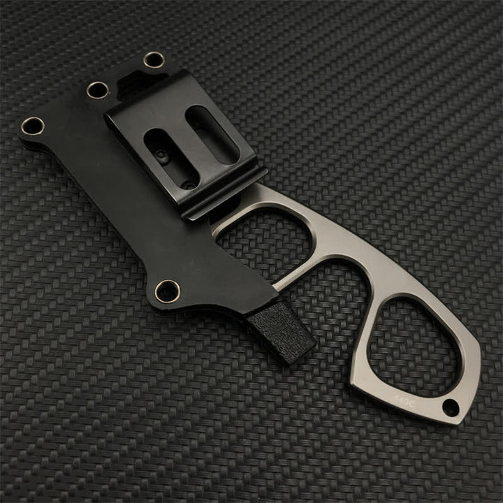 Couteau EDC ultra-léger à design squelette avec étui - image 1