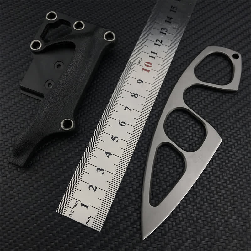 Couteau EDC ultra-léger à design squelette avec étui - image 8
