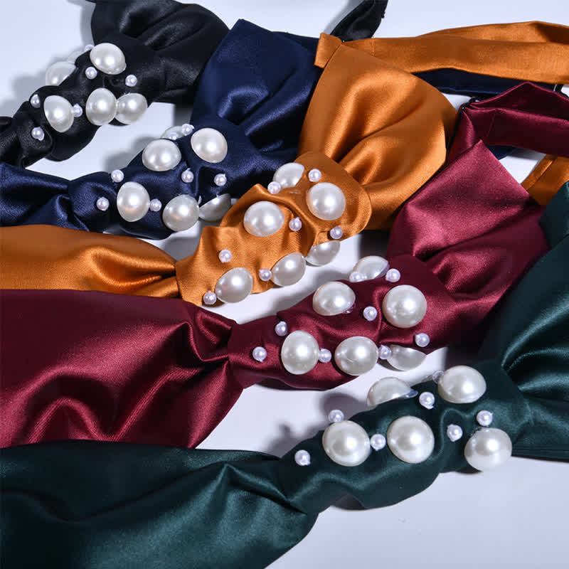 Cravate de mariage pour homme avec perles au look vintage - image 2