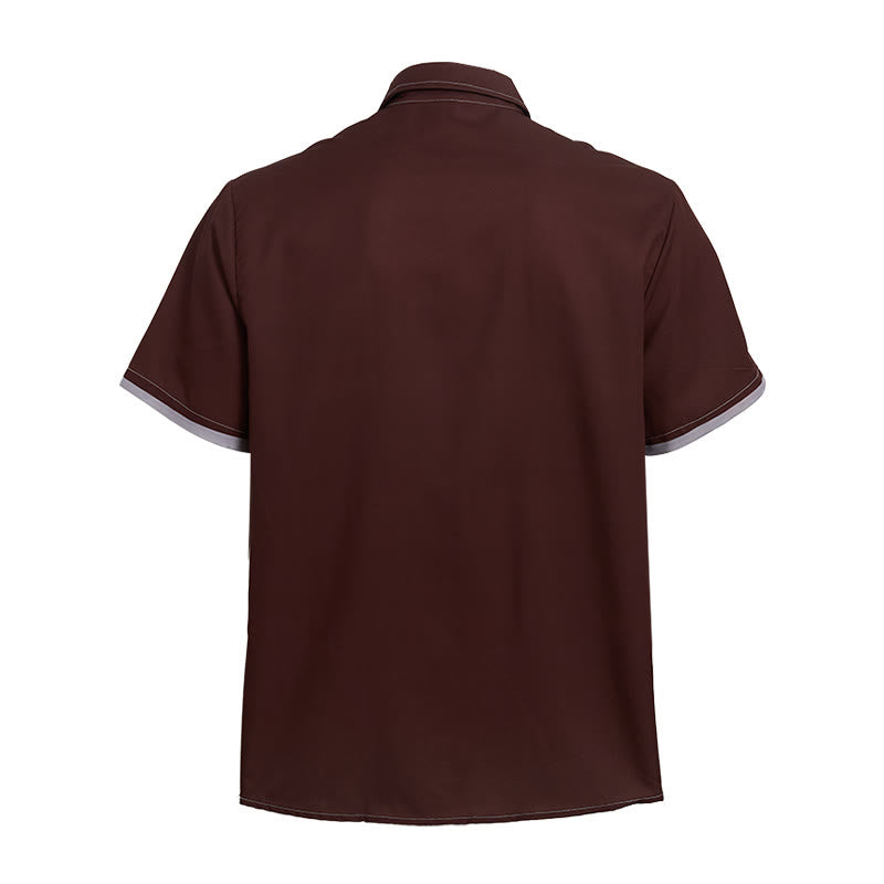 Chemise à manches courtes pour homme avec imprimé bottes de cowboy rétro western - image 10
