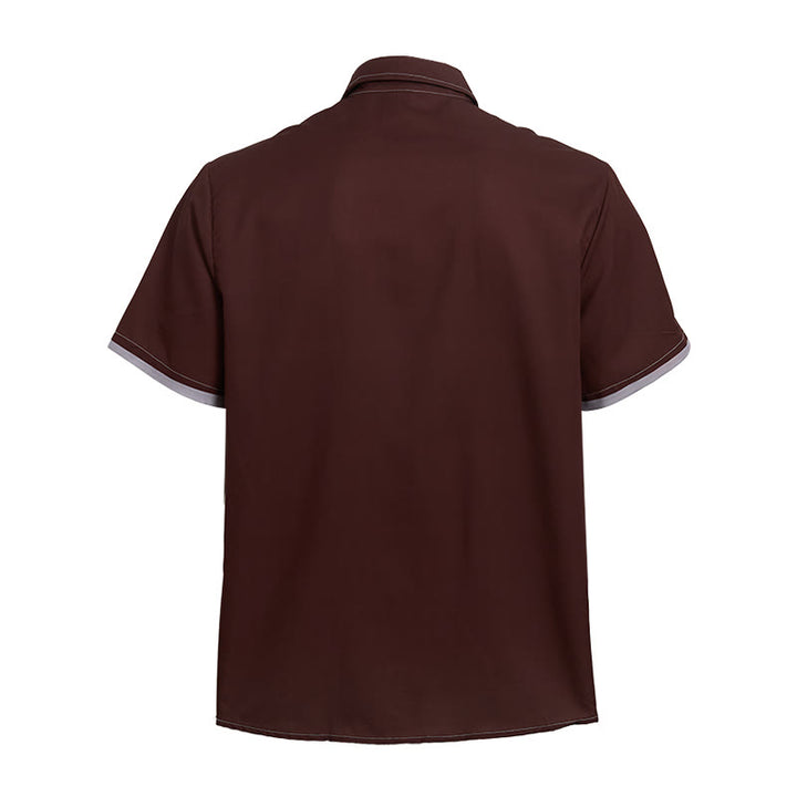 Chemise à manches courtes pour homme avec imprimé bottes de cowboy rétro western - image 10