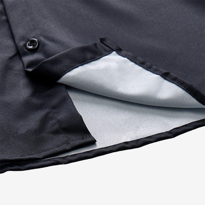 Chemise à manches courtes pour homme avec imprimé tête de chèvre et plumes style western - image 8