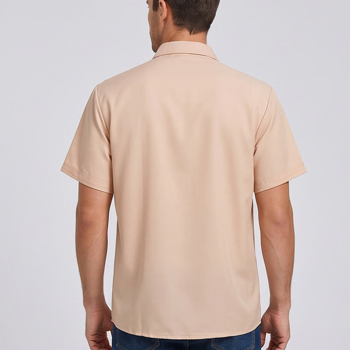 Chemise décontractée à manches courtes pour homme, imprimé cowboy vintage lasso - image 3