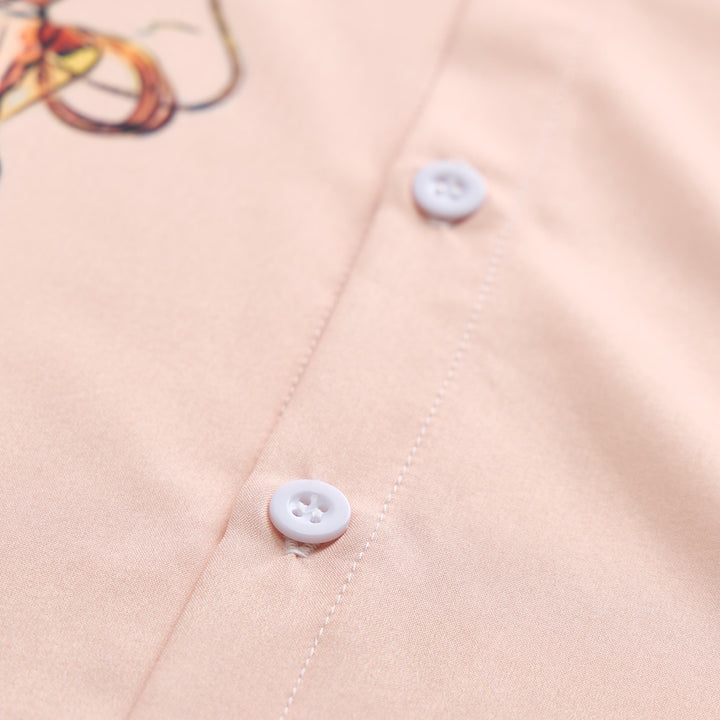 Chemise décontractée à manches courtes pour homme, imprimé cowboy vintage lasso - image 6